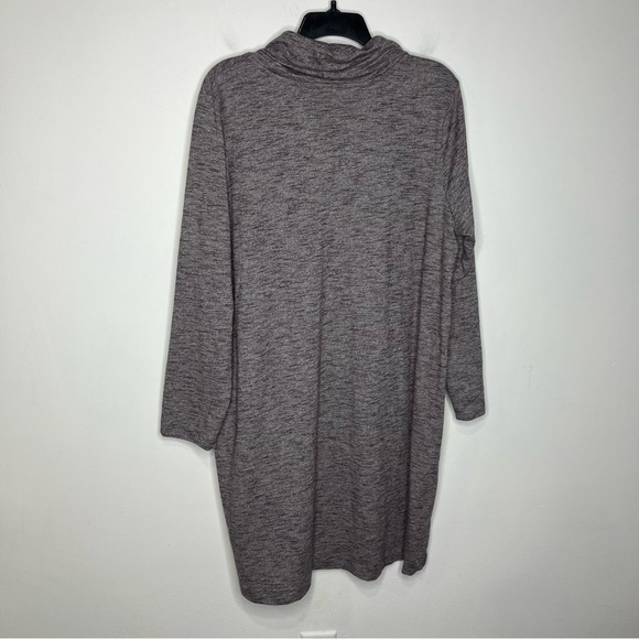 J. Jill Purejill heathered cowl neck dress pockets size XL - Picture 4 of 6